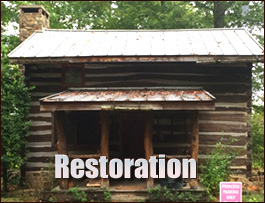 Historic Log Cabin Restoration  Purlear, North Carolina